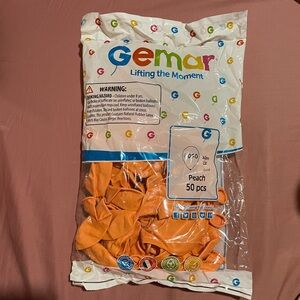 Gemar 12 inch Balloons - Peach (50 count)